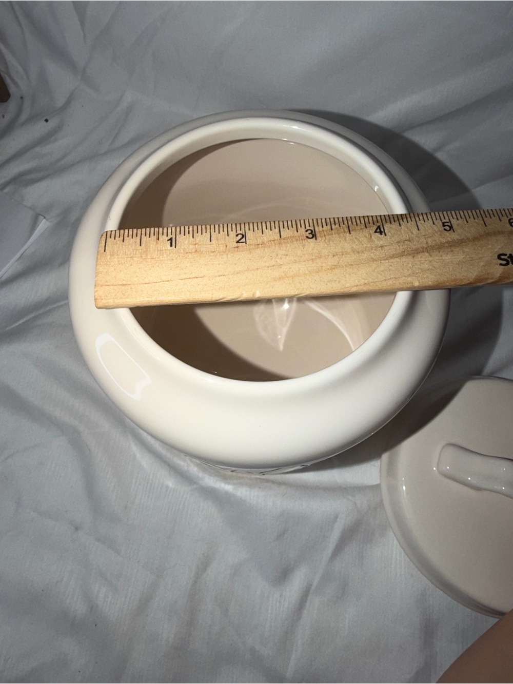 Rae Dunn Artisan Collection by Magenta Ceramic Pet Treat Canister - Picture 6 of 9